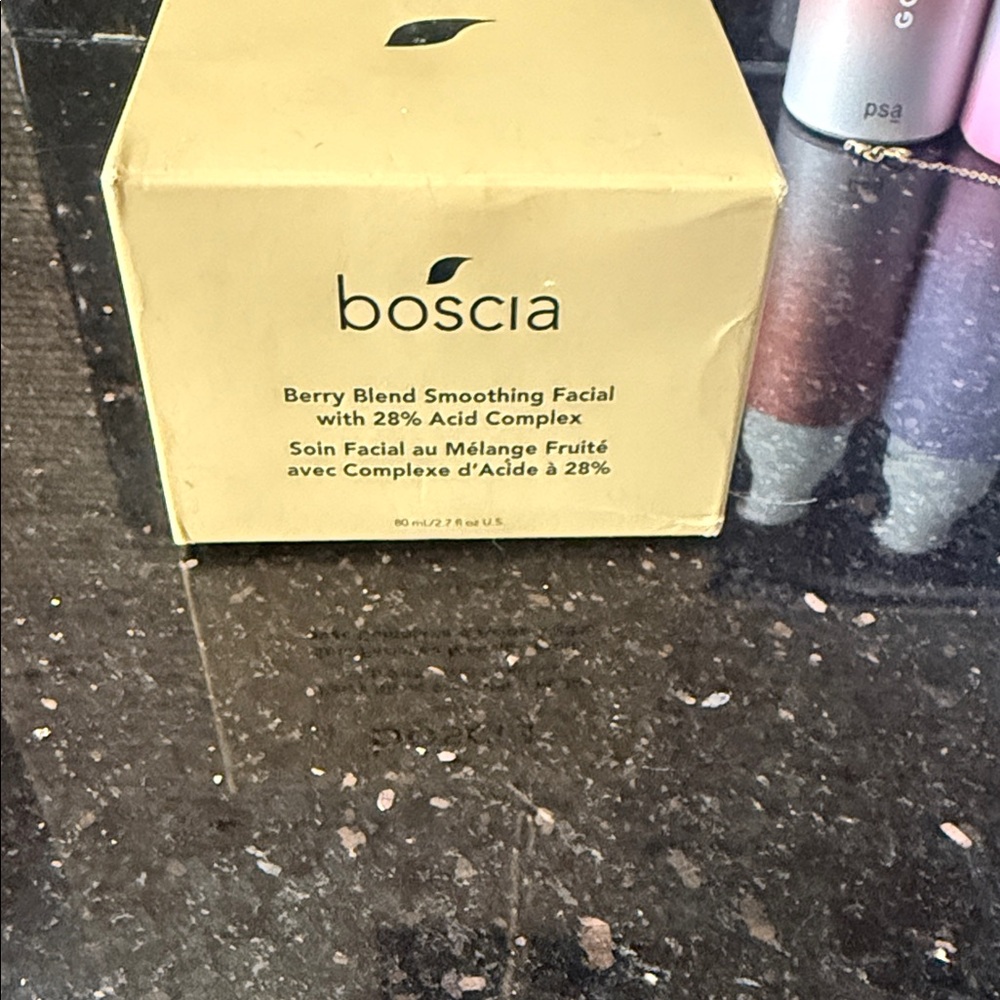 Boscia Berry Blend Facial in Yellow Packaging